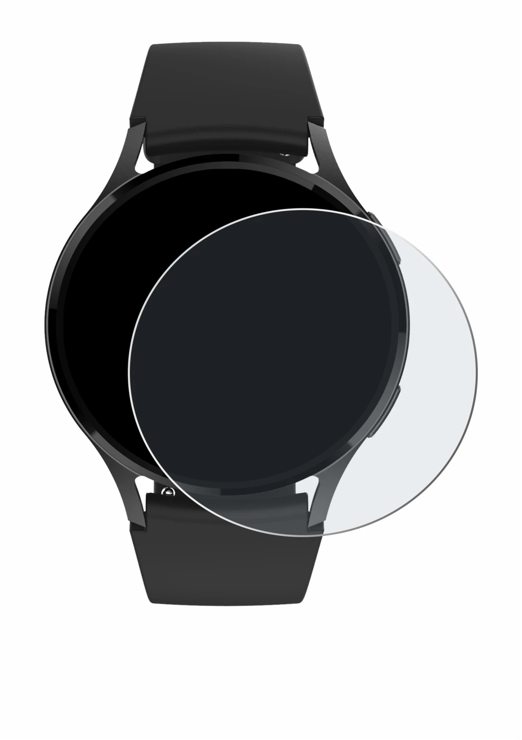 Image of the device Levowatch EDGY with a wide variety of screen protectors.