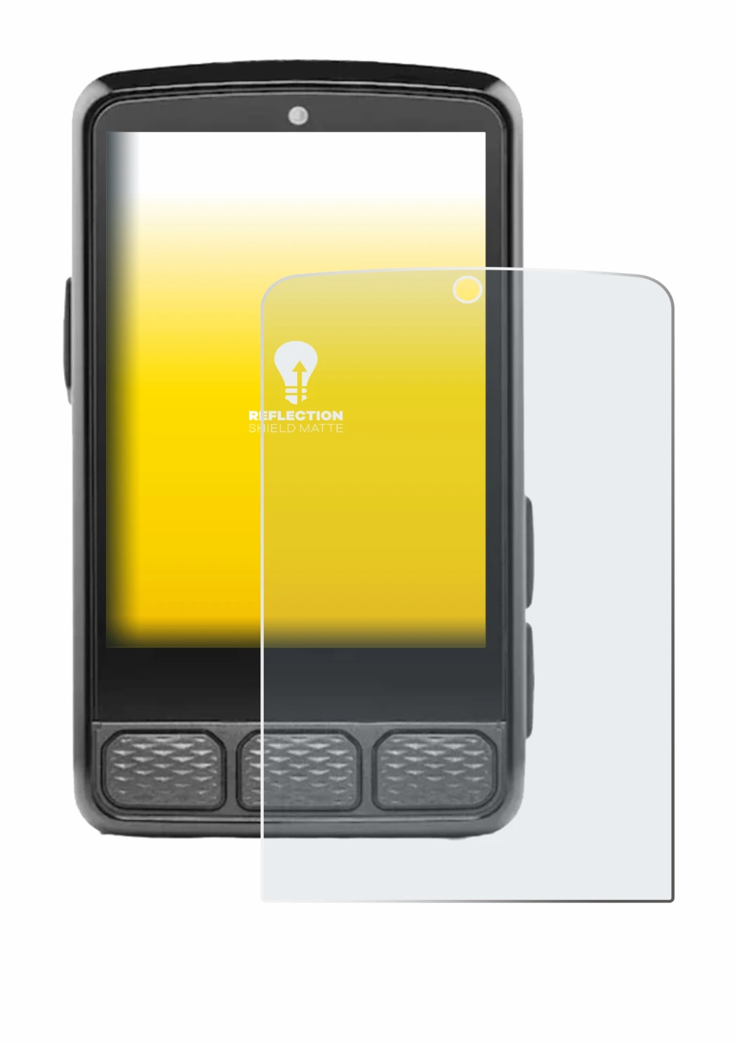 Image of the device Wahoo Elemnt Roam V3 with a wide variety of screen protectors.