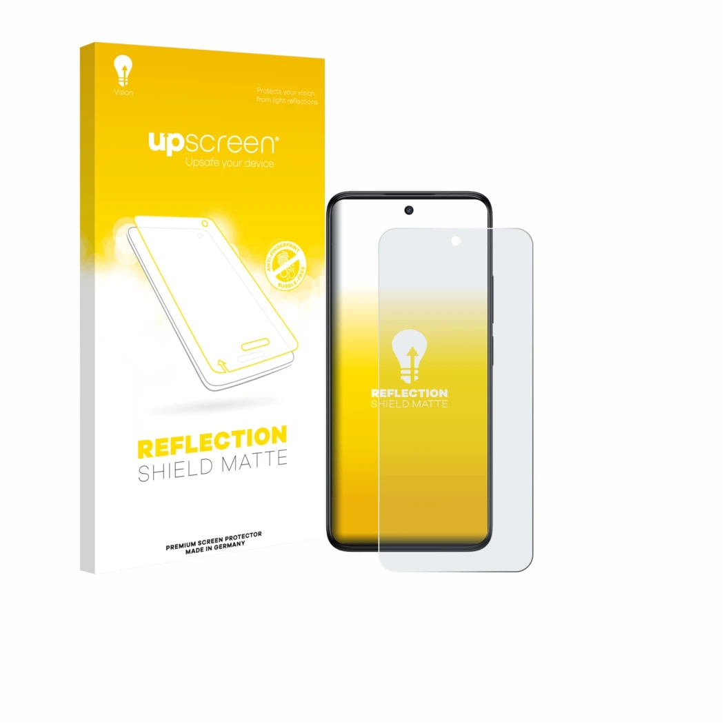 Front side of a product packaging with the brand logo upscreen. Next to it is the device TCL SE NxtPaper 5G shown with the cor