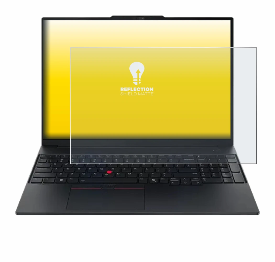 Image of the device Lenovo ThinkPad E16 Gen 3 with a wide variety of screen protectors.