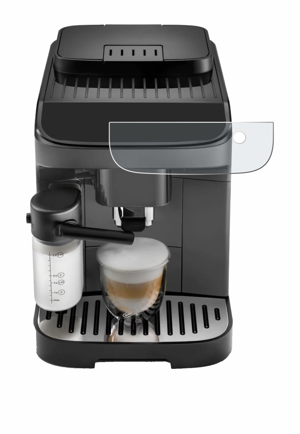 Image of the device DeLonghi Magnifica Evo with a wide variety of screen protectors.