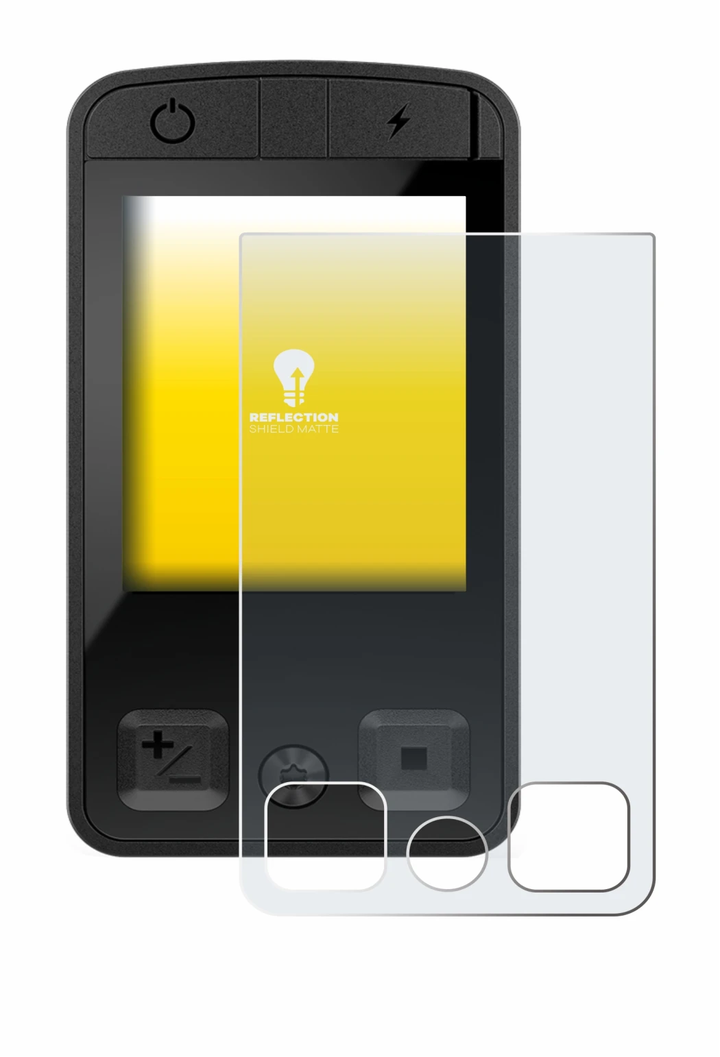 Image of the device Bosch Kiox 400C with a wide variety of screen protectors.