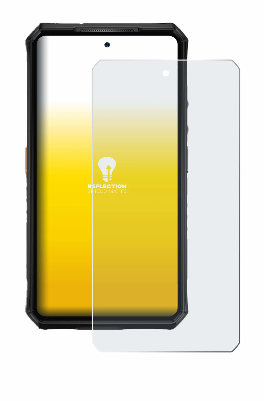 Image of the device Ulefone Armor 28 Pro with a wide variety of screen protectors.
