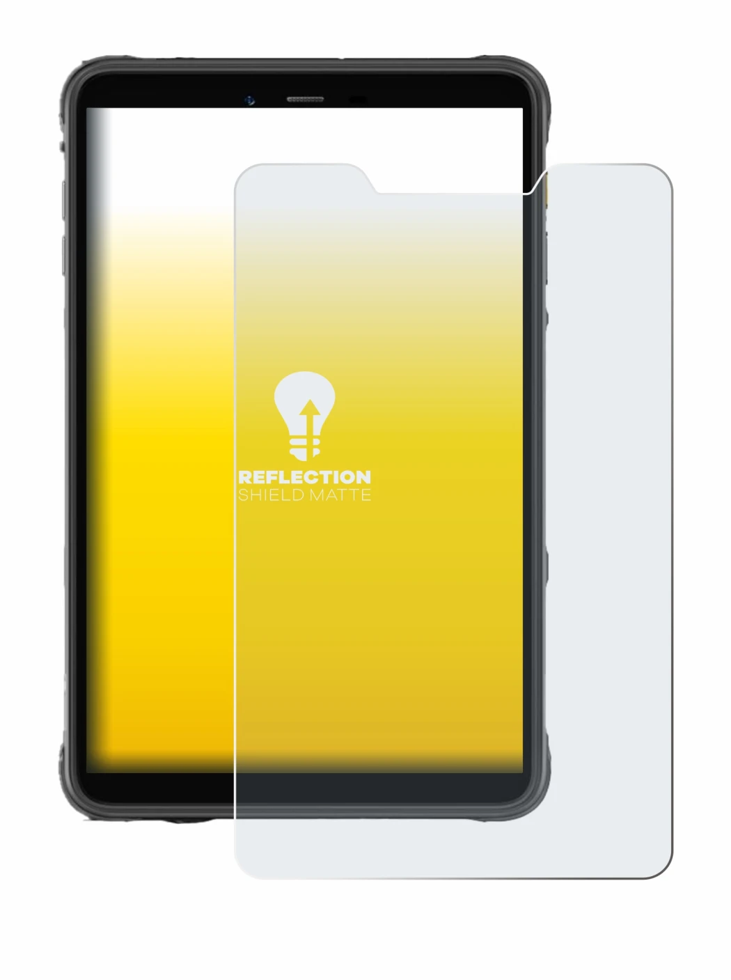 Image of the device Ulefone Armor Pad Pro with a wide variety of screen protectors.
