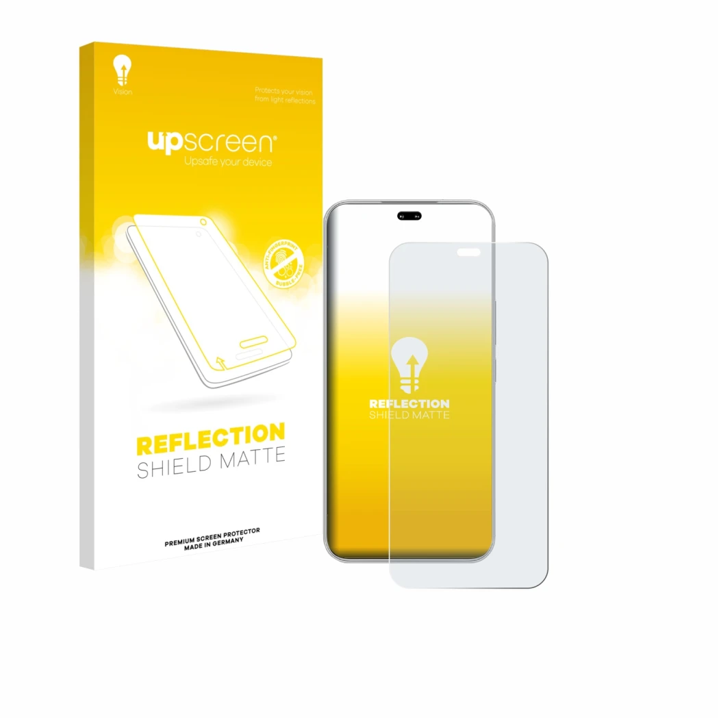 Front side of a product packaging with the brand logo upscreen. Next to it is the device Honor 400 Pro shown with the correspo