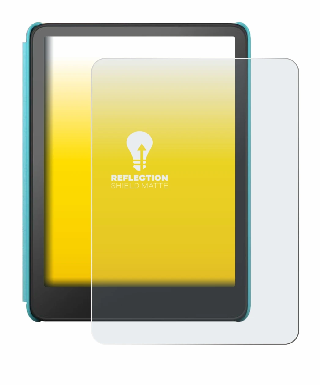 Image of the device Amazon Kindle Colorsoft Kids with a wide variety of screen protectors.