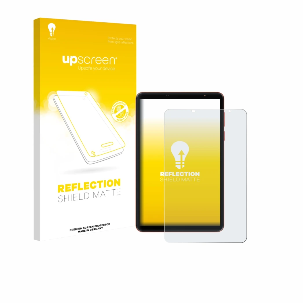 Front side of a product packaging with the brand logo upscreen. Next to it is the device Blackview Zeno 1 8