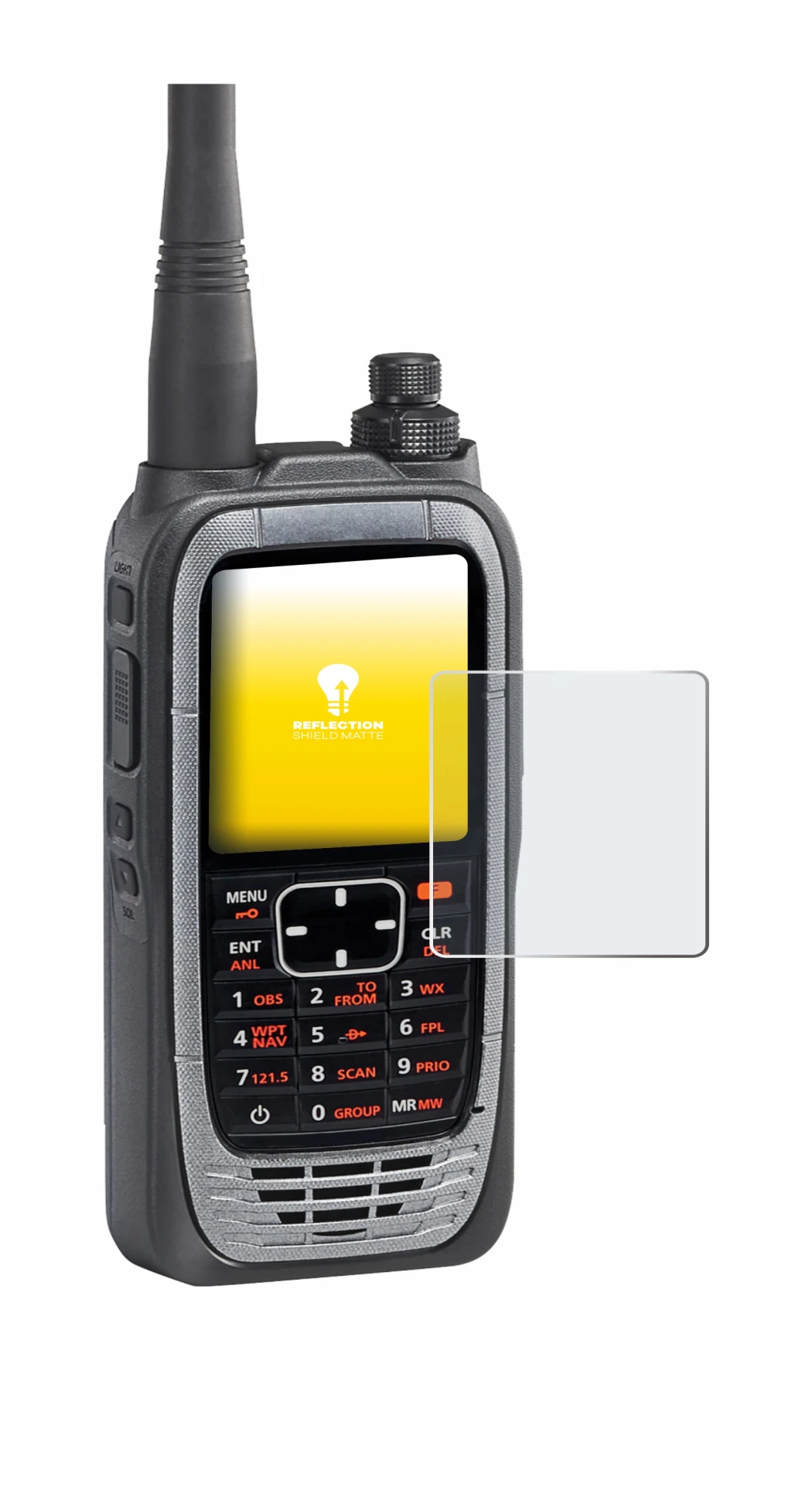 Image of the device Icom IC-A25NE /IC-A25CE with a wide variety of screen protectors.