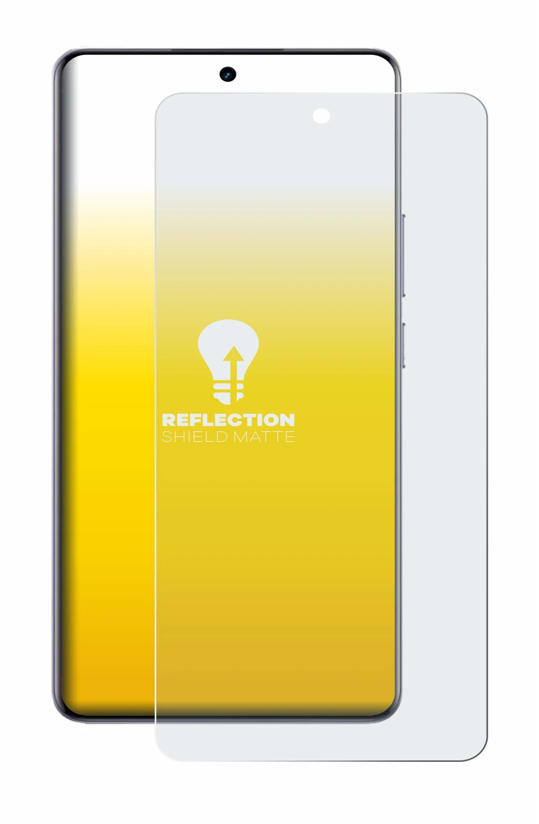 Image of the device realme 15 Pro with a wide variety of screen protectors.