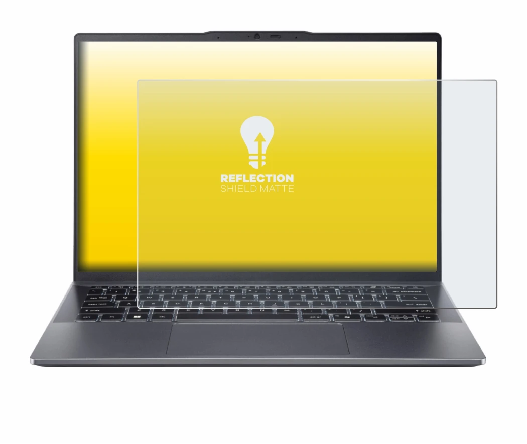 Image of the device Acer Swift Go 14 OLED with a wide variety of screen protectors.