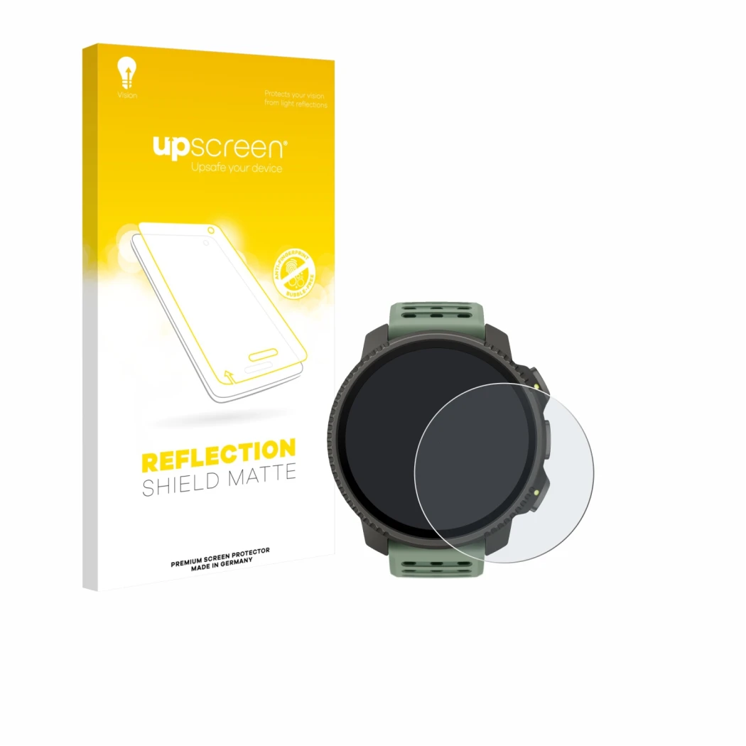 Front side of a product packaging with the brand logo upscreen. Next to it is the device Suunto Vertical 2 shown with the corr