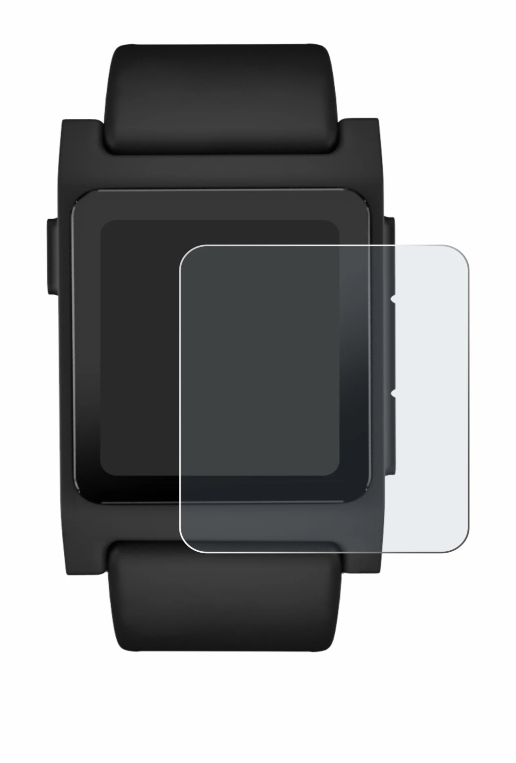 Image of the device Pebble 2 Duo 2025 with a wide variety of screen protectors.