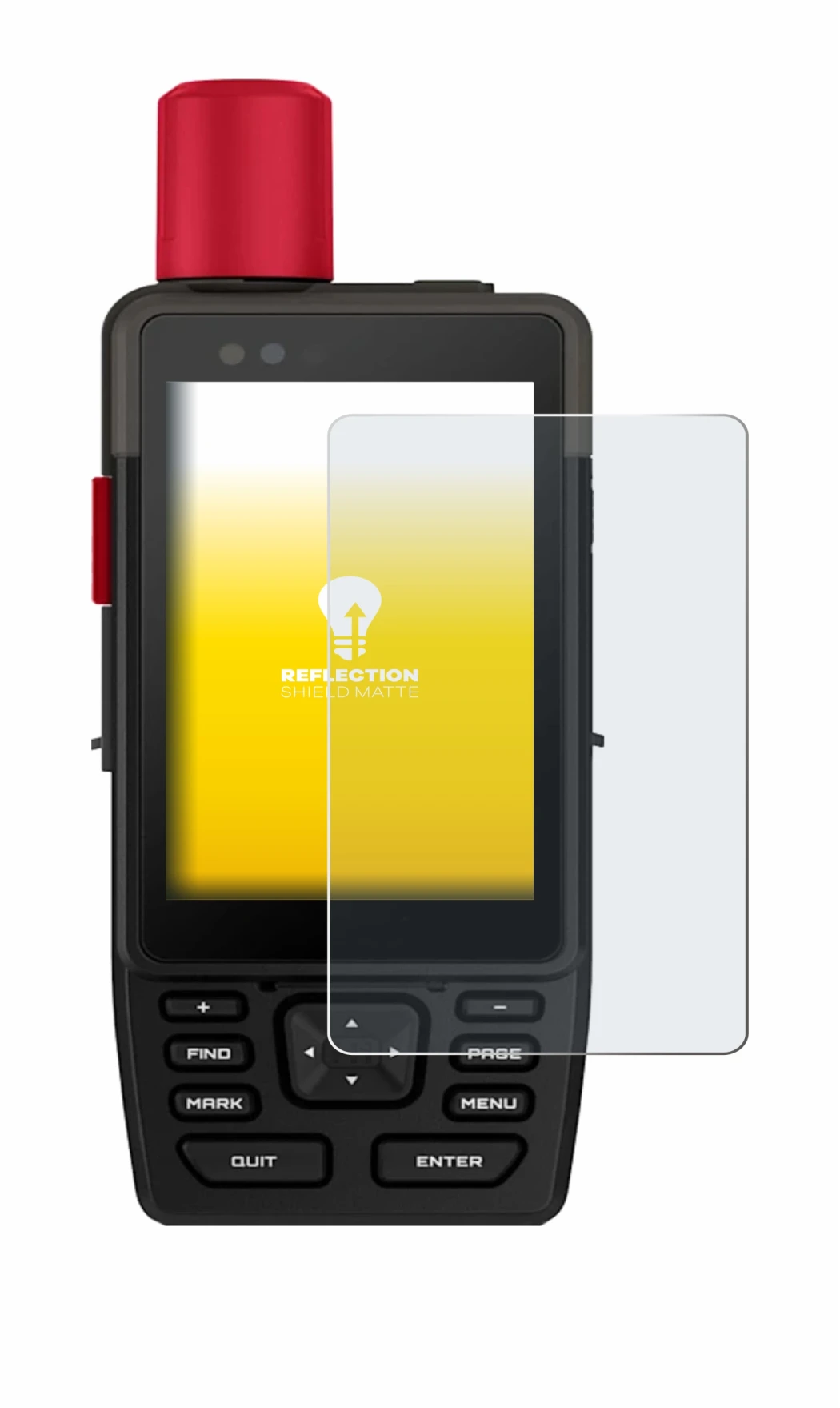 Image of the device Garmin GPSMAP H1i Plus with a wide variety of screen protectors.