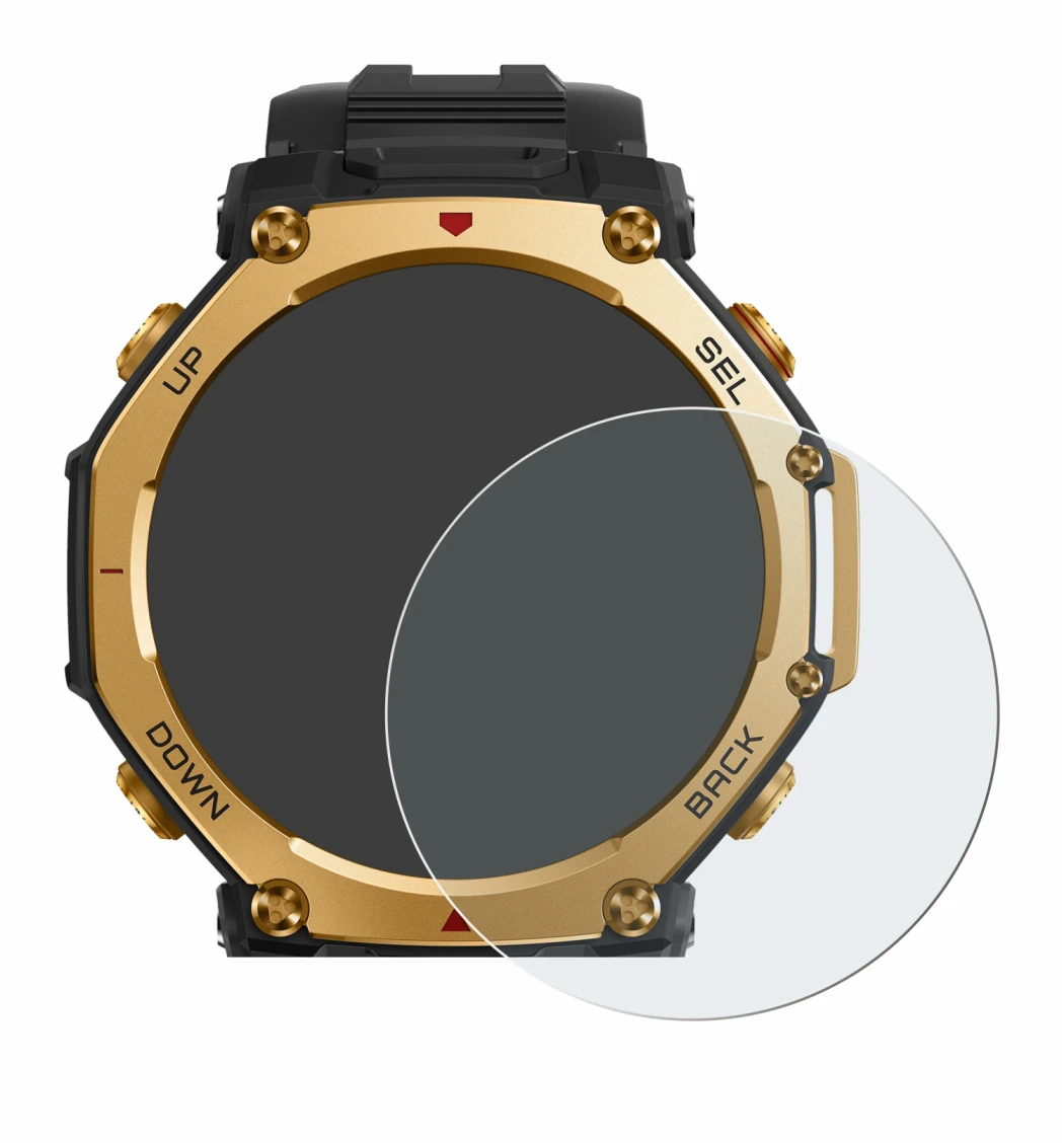 Image of the device Huami Amazfit T-Rex 3 Pro (48 mm) with a wide variety of screen protectors.