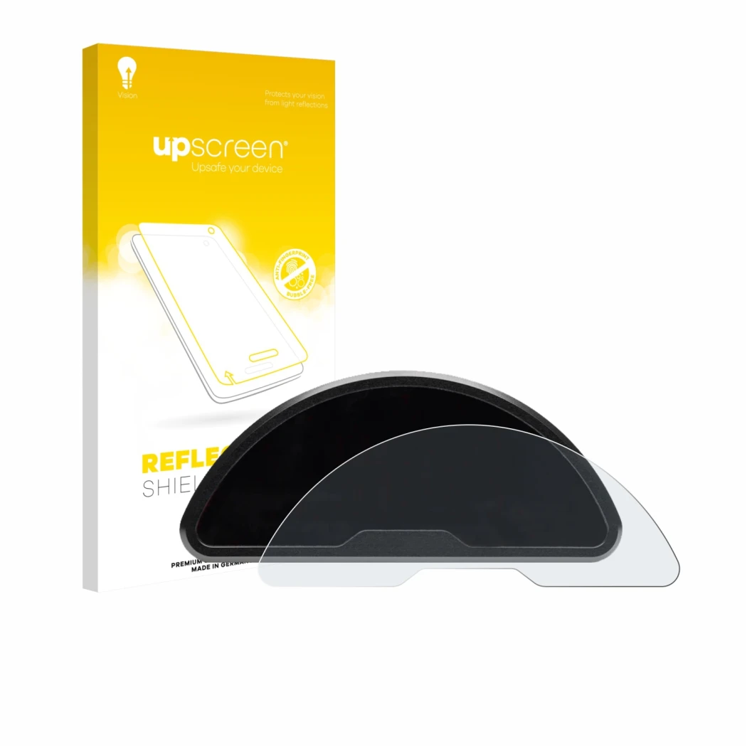 Front side of a product packaging with the brand logo upscreen. Next to it is the device motogadget motoscope pro shown with t