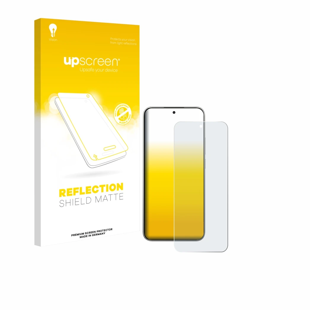 Front side of a product packaging with the brand logo upscreen. Next to it is the device Xiaomi 15T shown with the correspondi