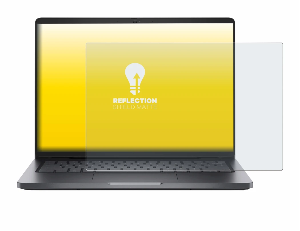 Image of the device Dell Pro 14 PC14250 with a wide variety of screen protectors.