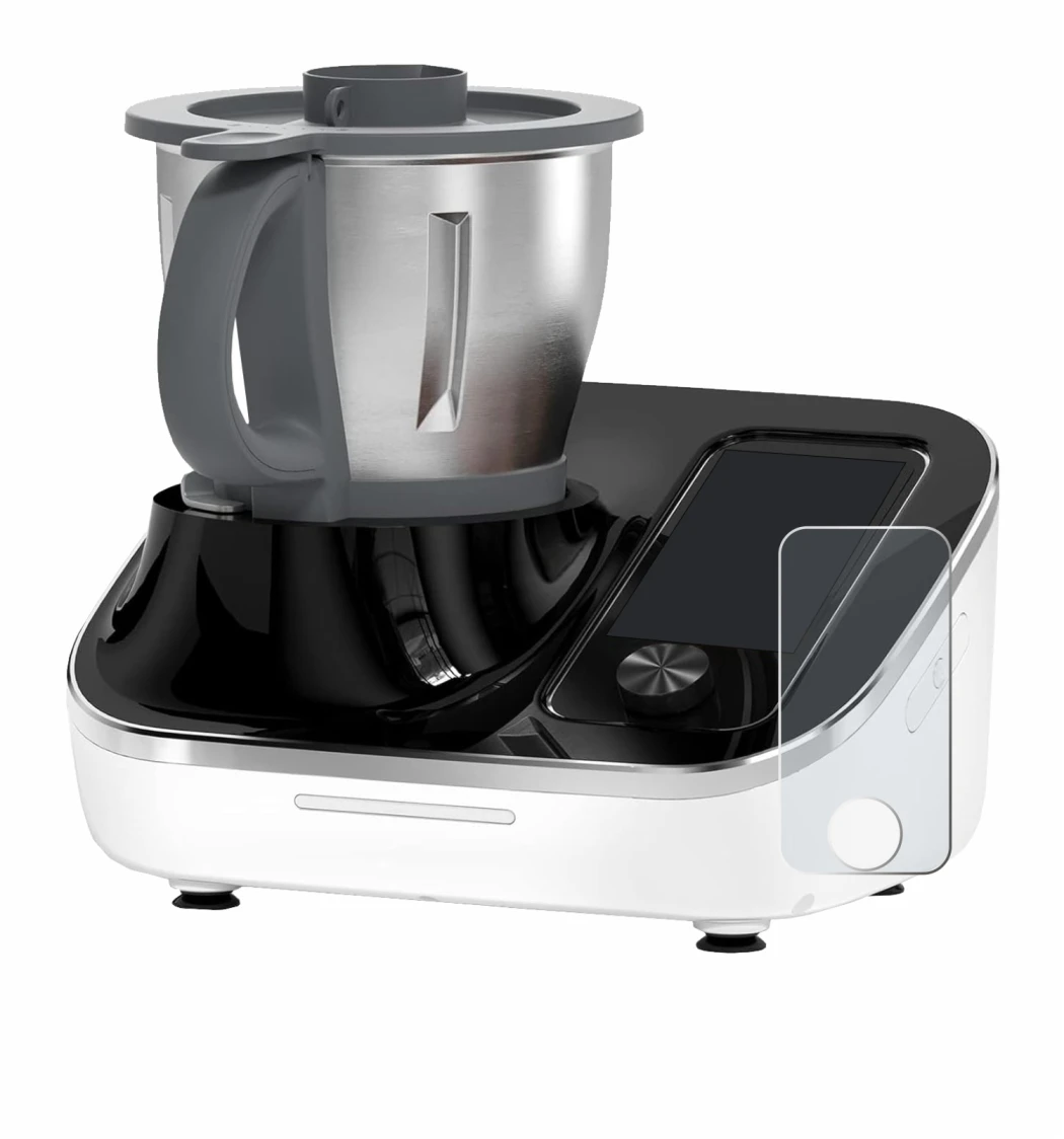 Image of the device TOKIT Omni Cook C2 with a wide variety of screen protectors.