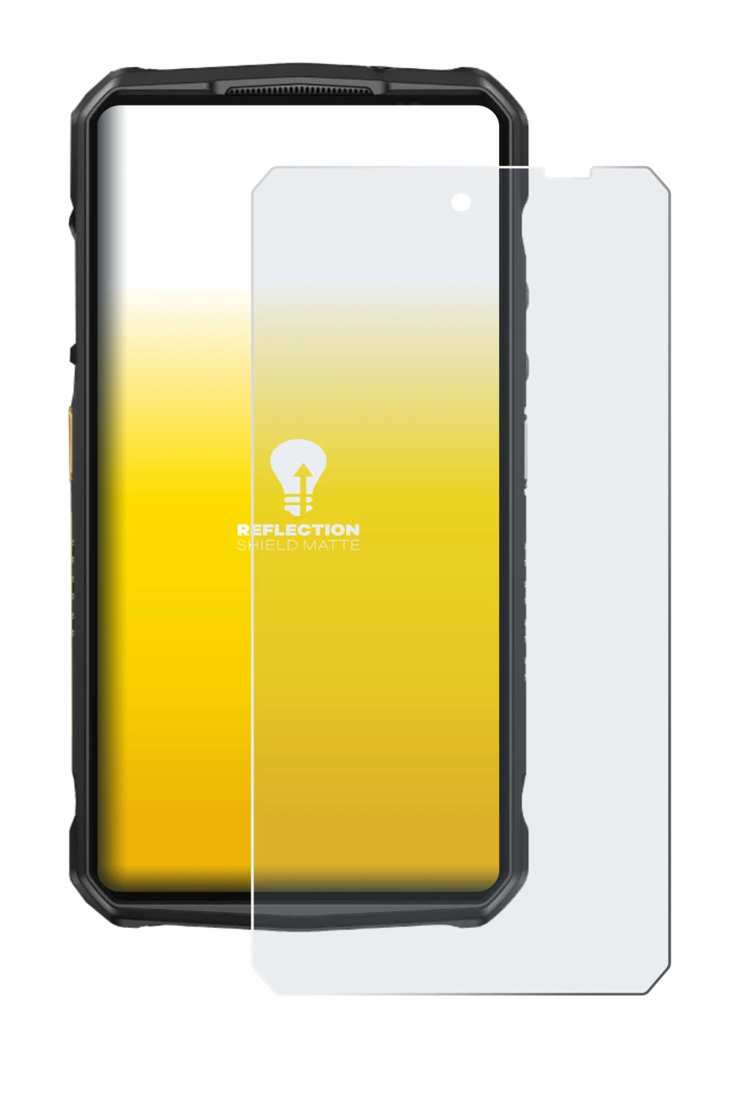 Image of the device Ulefone 29 pro with a wide variety of screen protectors.