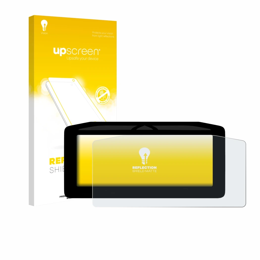 Front side of a product packaging with the brand logo upscreen. Next to it is the device Ducati Panigale V4 2025 shown with th