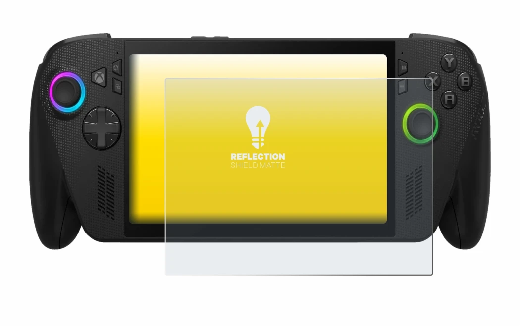 Image of the device ASUS ROG Xbox Ally X with a wide variety of screen protectors.