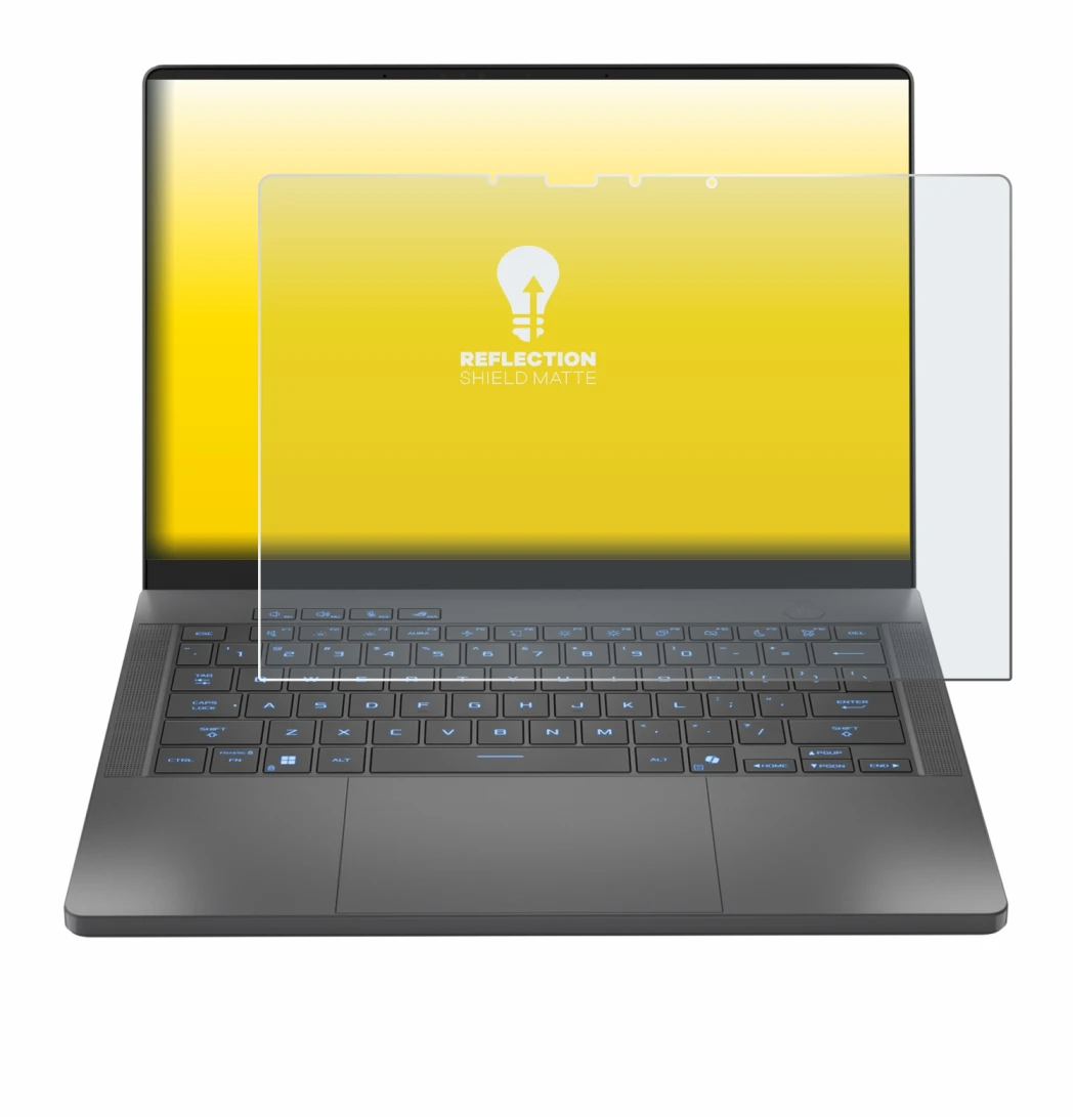 Image of the device ASUS ROG Zephyrus G14 2025 GA403 with a wide variety of screen protectors.