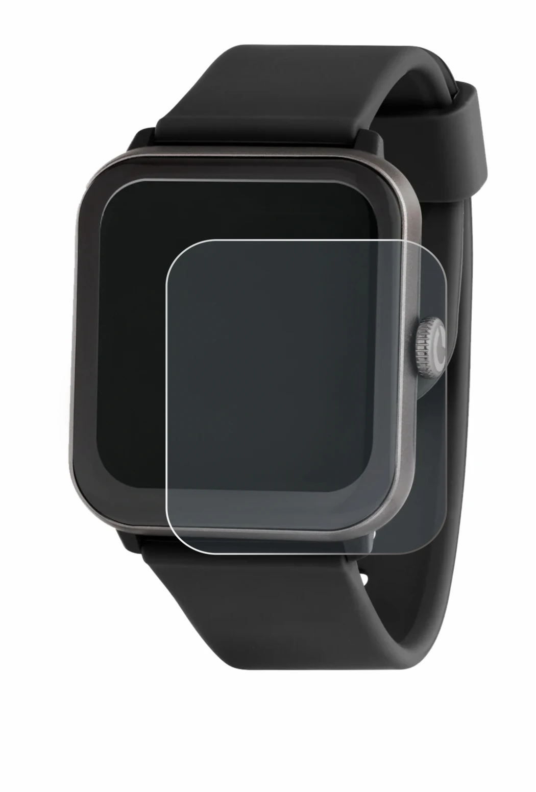 Image of the device Sector Smartwatch S-08 with a wide variety of screen protectors.