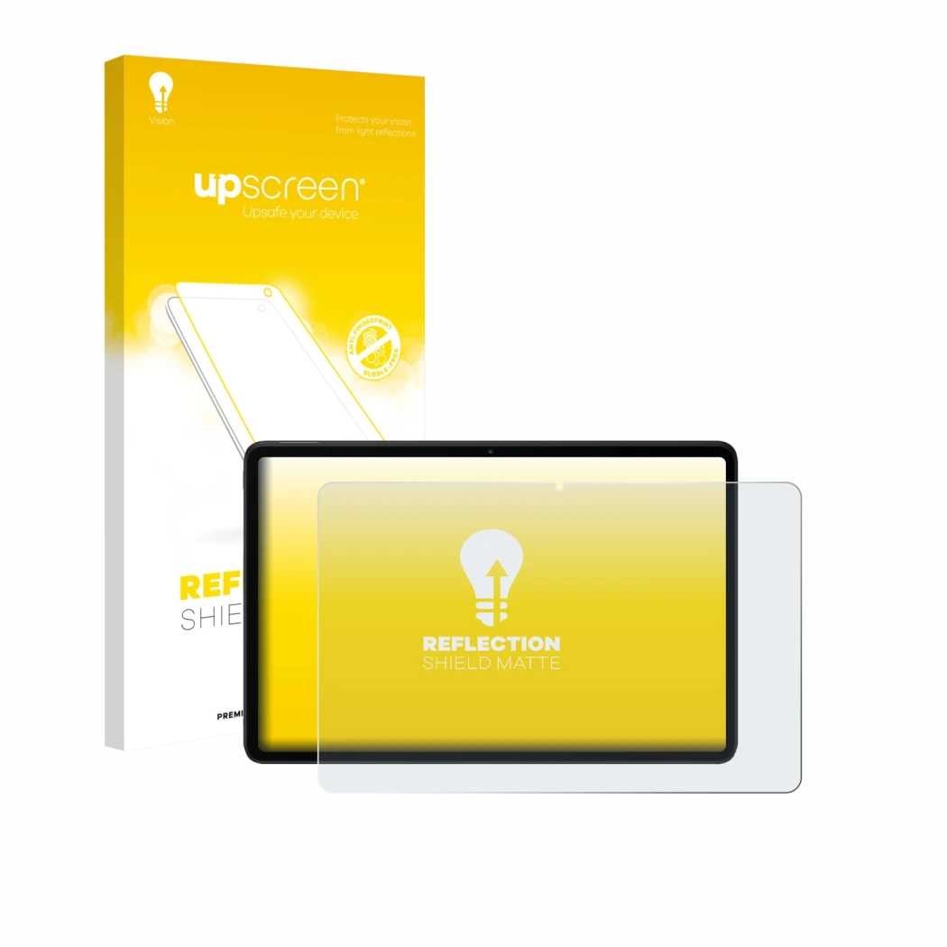 Front side of a product packaging with the brand logo upscreen. Next to it is the device Xiaomi Redmi Pad 2 Pro 5G shown with