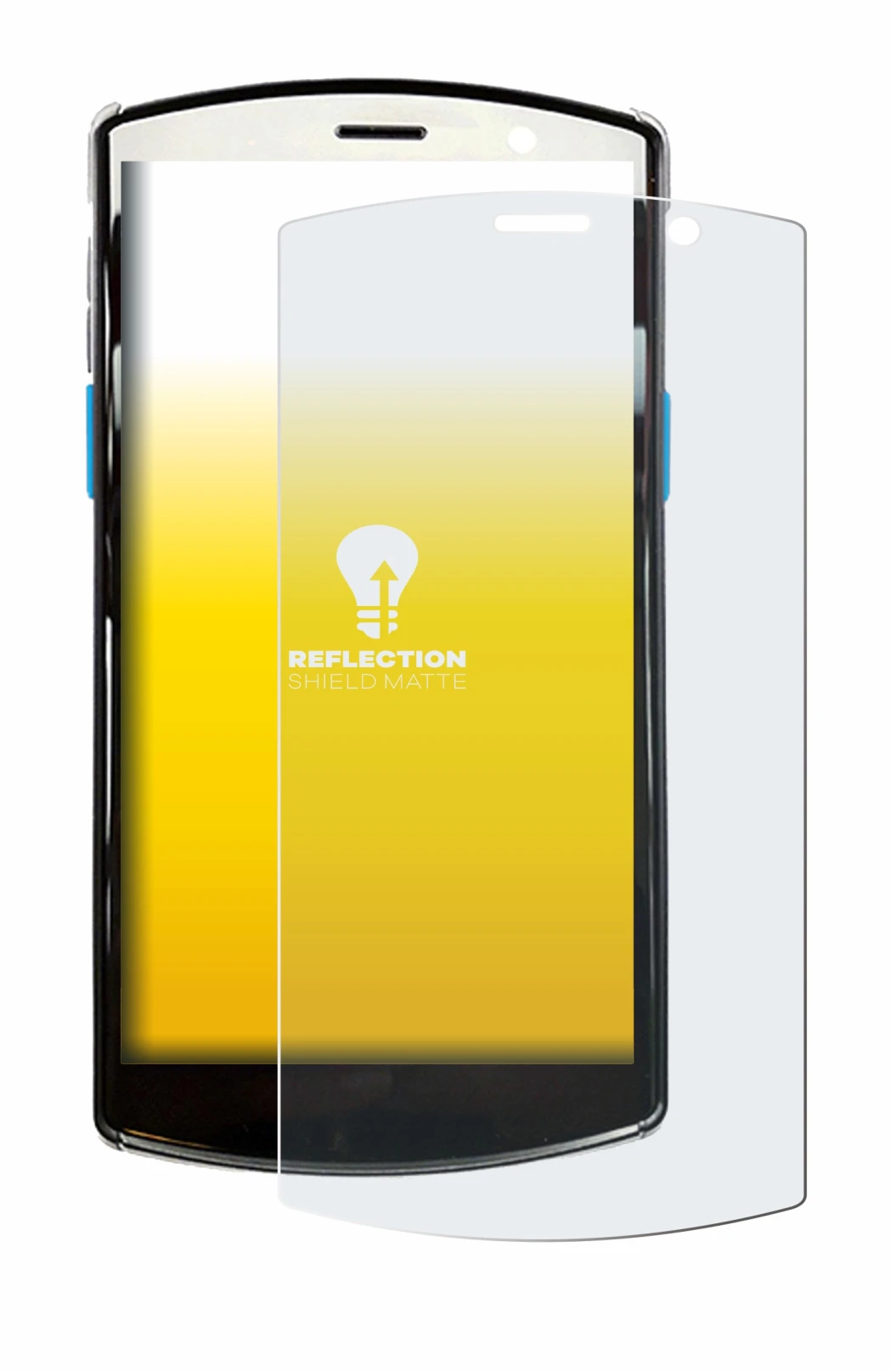 Image of the device Unitech EA510 with a wide variety of screen protectors.