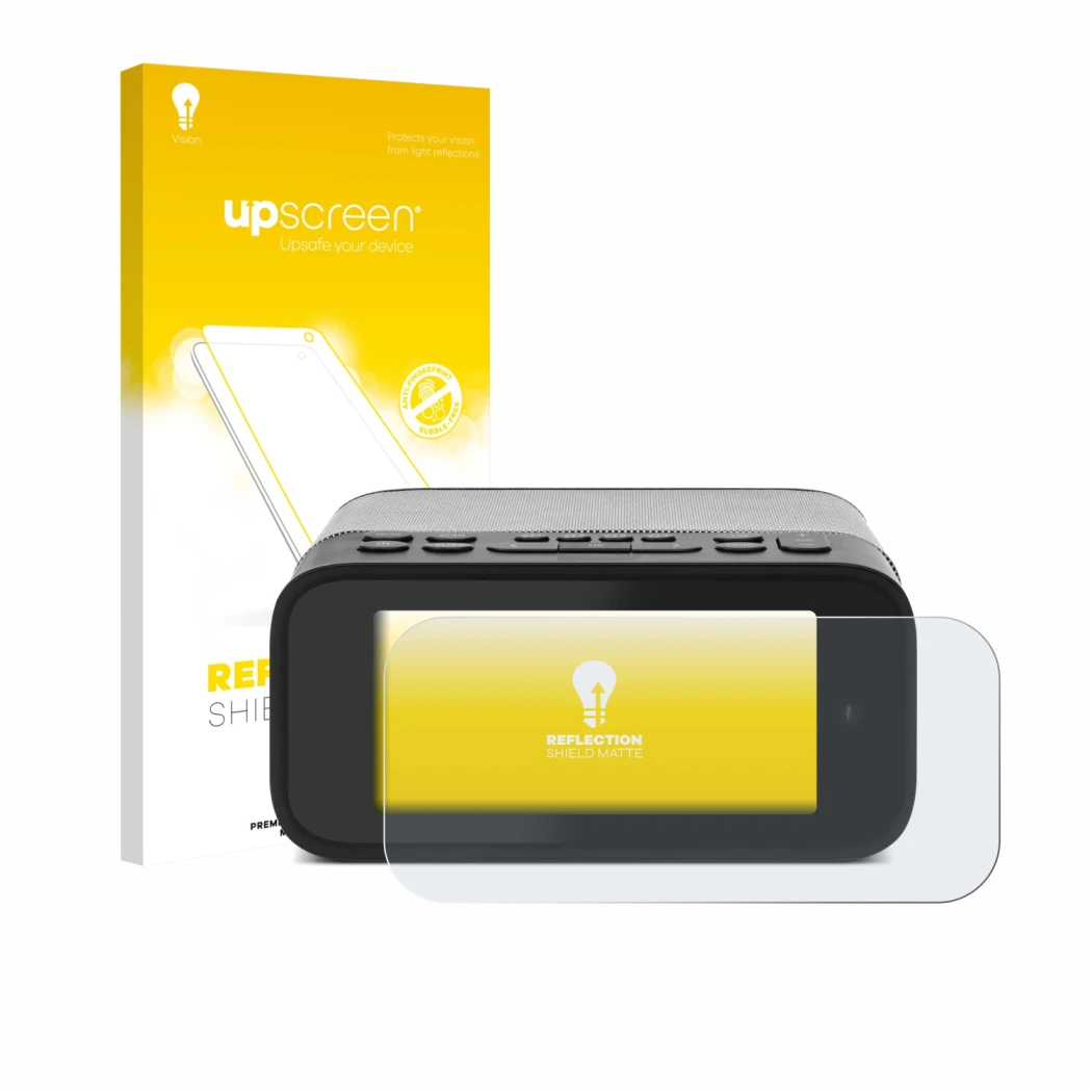 Front side of a product packaging with the brand logo upscreen. Next to it is the device TechniSat Digitradio 52 BT shown with