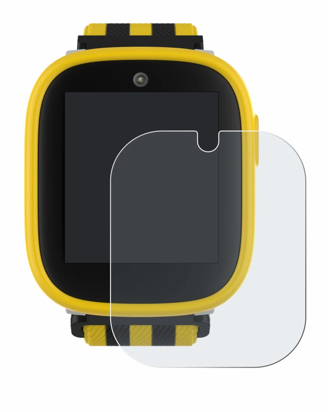 Image of the device Xplora X6 Play BVB-Edition with a wide variety of screen protectors.