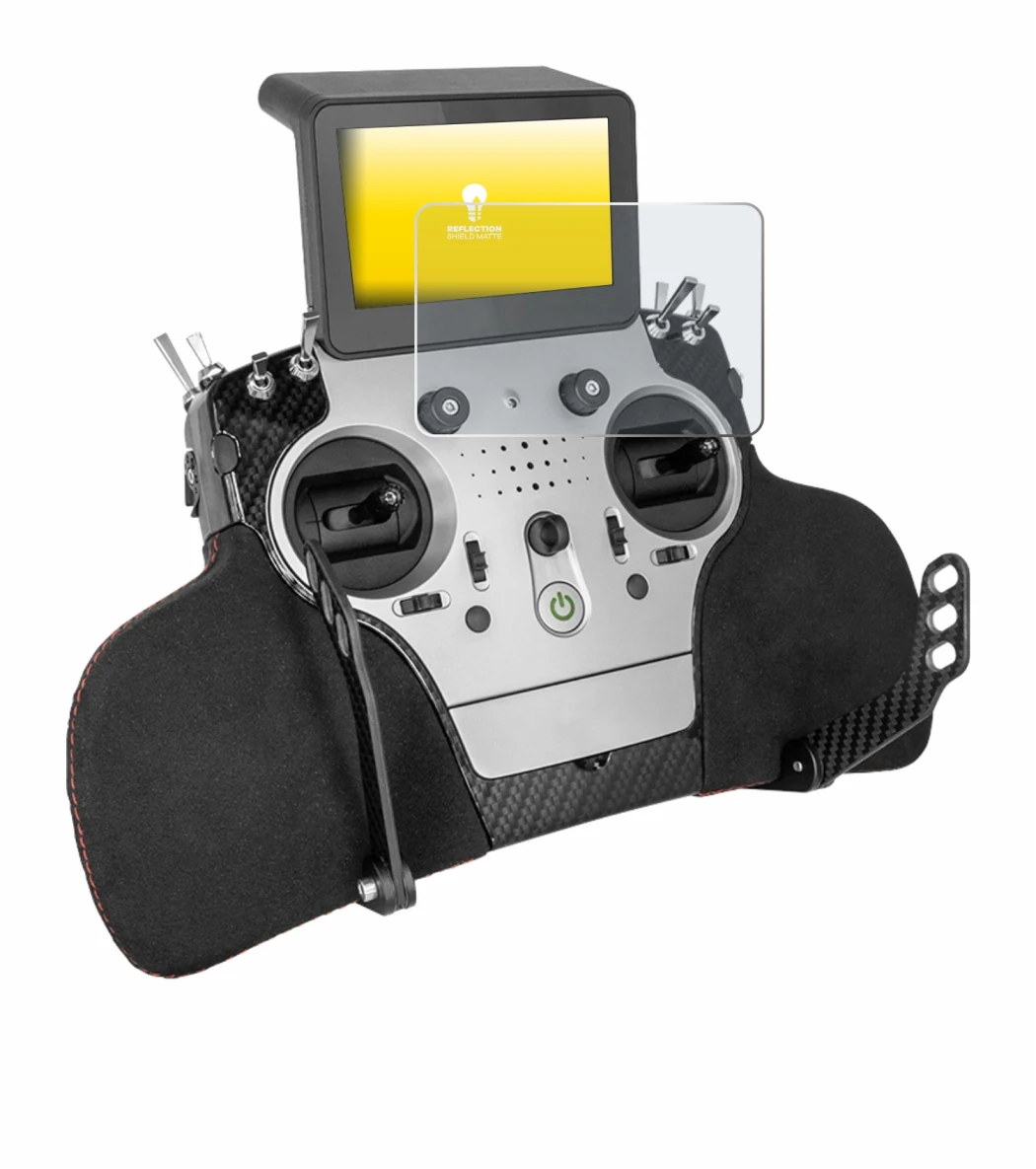 Image of the device PowerBox Systems Core with a wide variety of screen protectors.