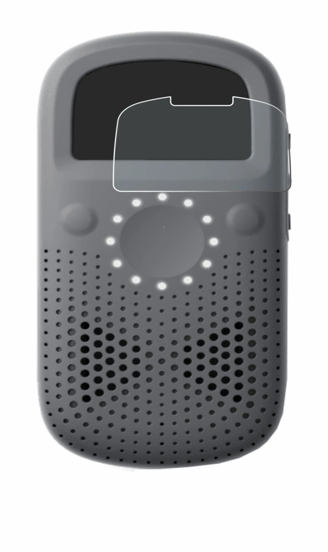 Image of the device Relay X with a wide variety of screen protectors.
