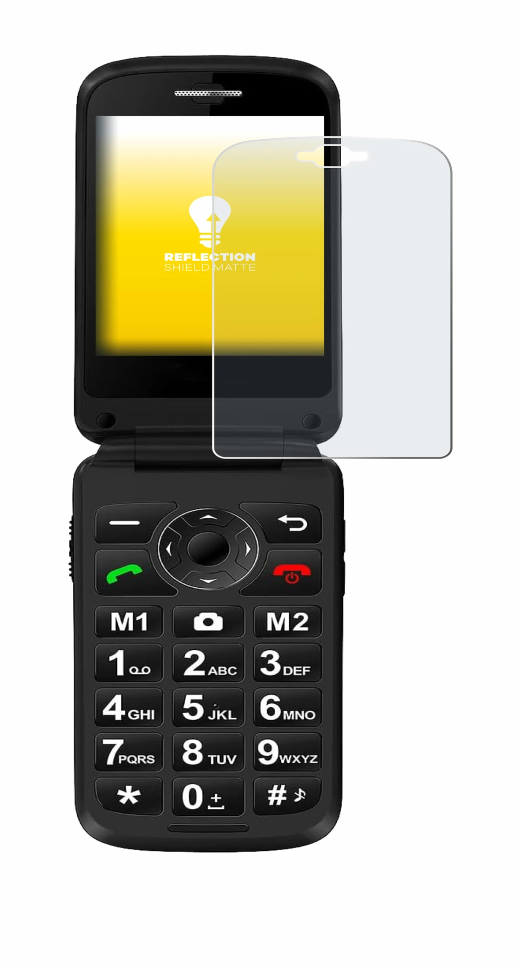 Image of the device Simvalley Mobile XL-970 with a wide variety of screen protectors.