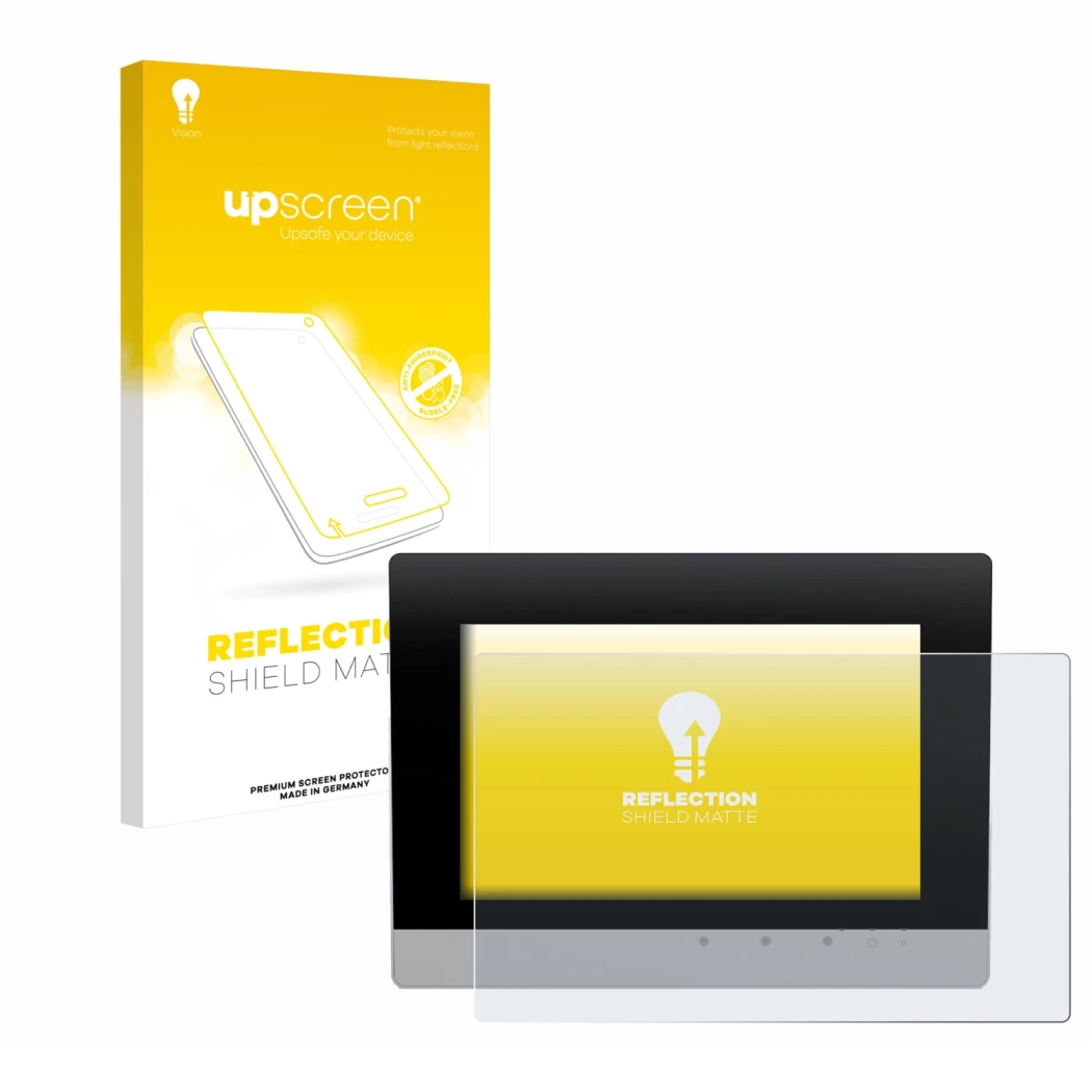 Front side of a product packaging with the brand logo upscreen. Next to it is the device WAGO Touch Panel 600 Web Panel shown 