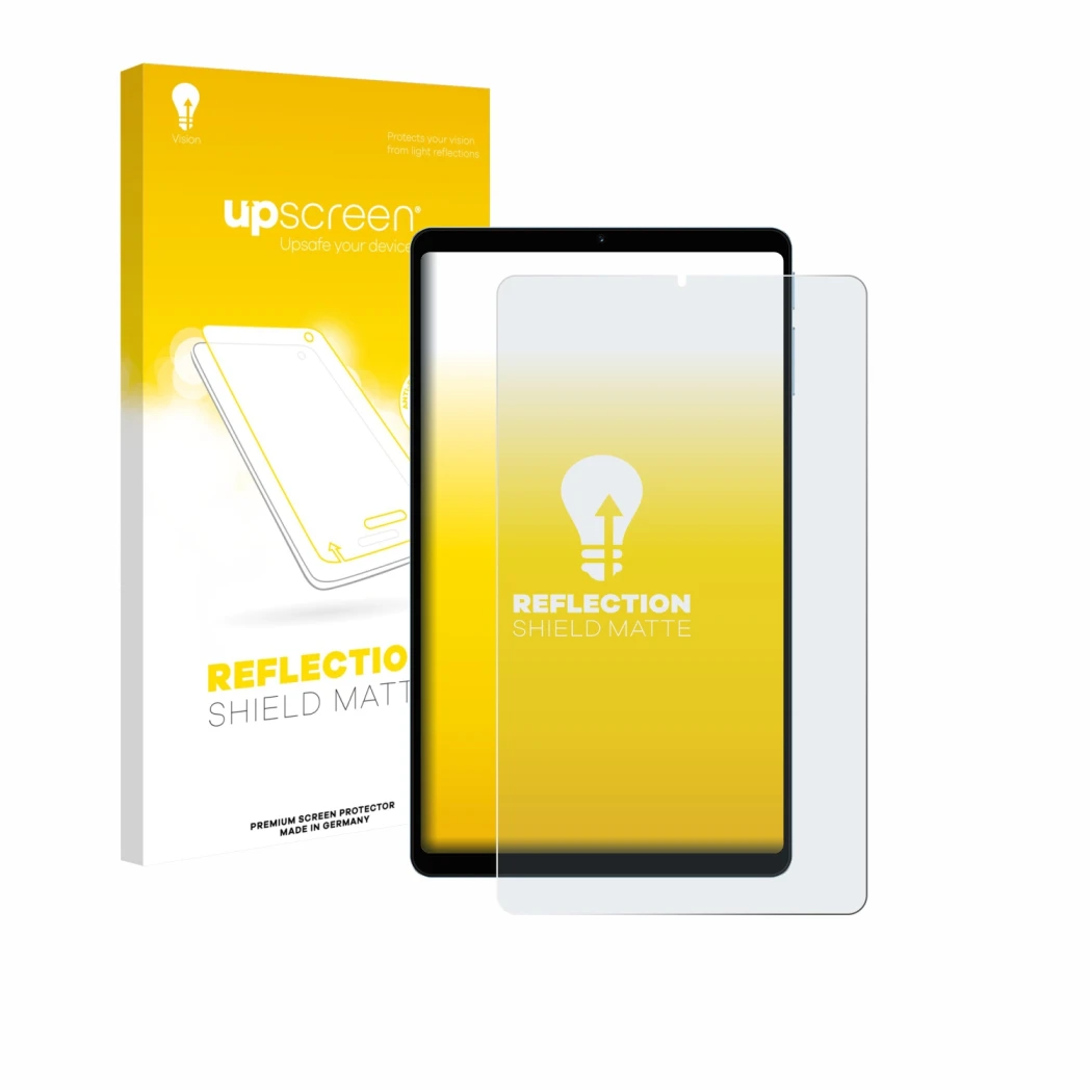 Front side of a product packaging with the brand logo upscreen. Next to it is the device Teclast T50 Mini shown with the corre