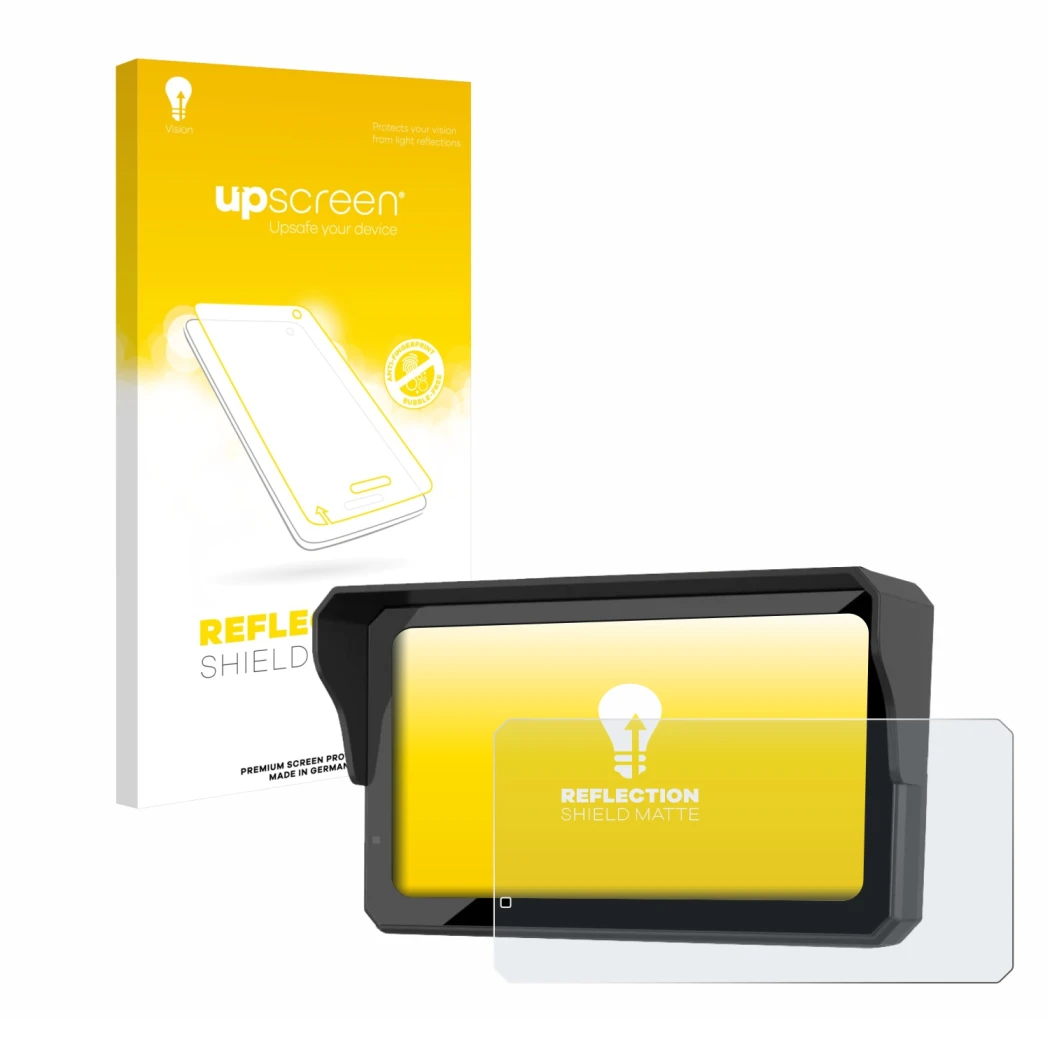 Front side of a product packaging with the brand logo upscreen. Next to it is the device Carpuride W602BS Pro shown with the c