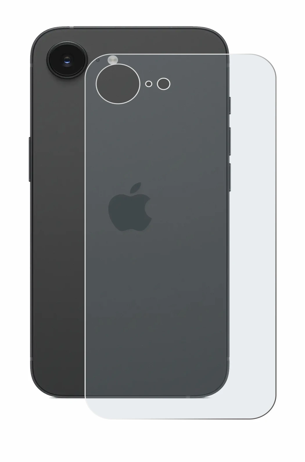 Image of the device Apple iPhone 17e (Back) with a wide variety of screen protectors.