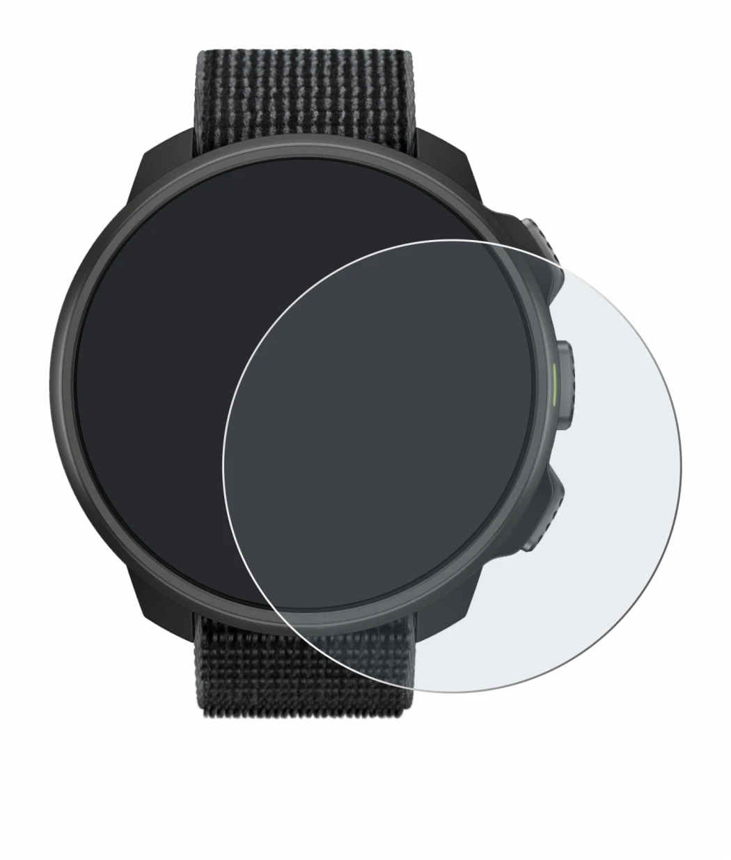 Image of the device Suunto Nautic S with a wide variety of screen protectors.