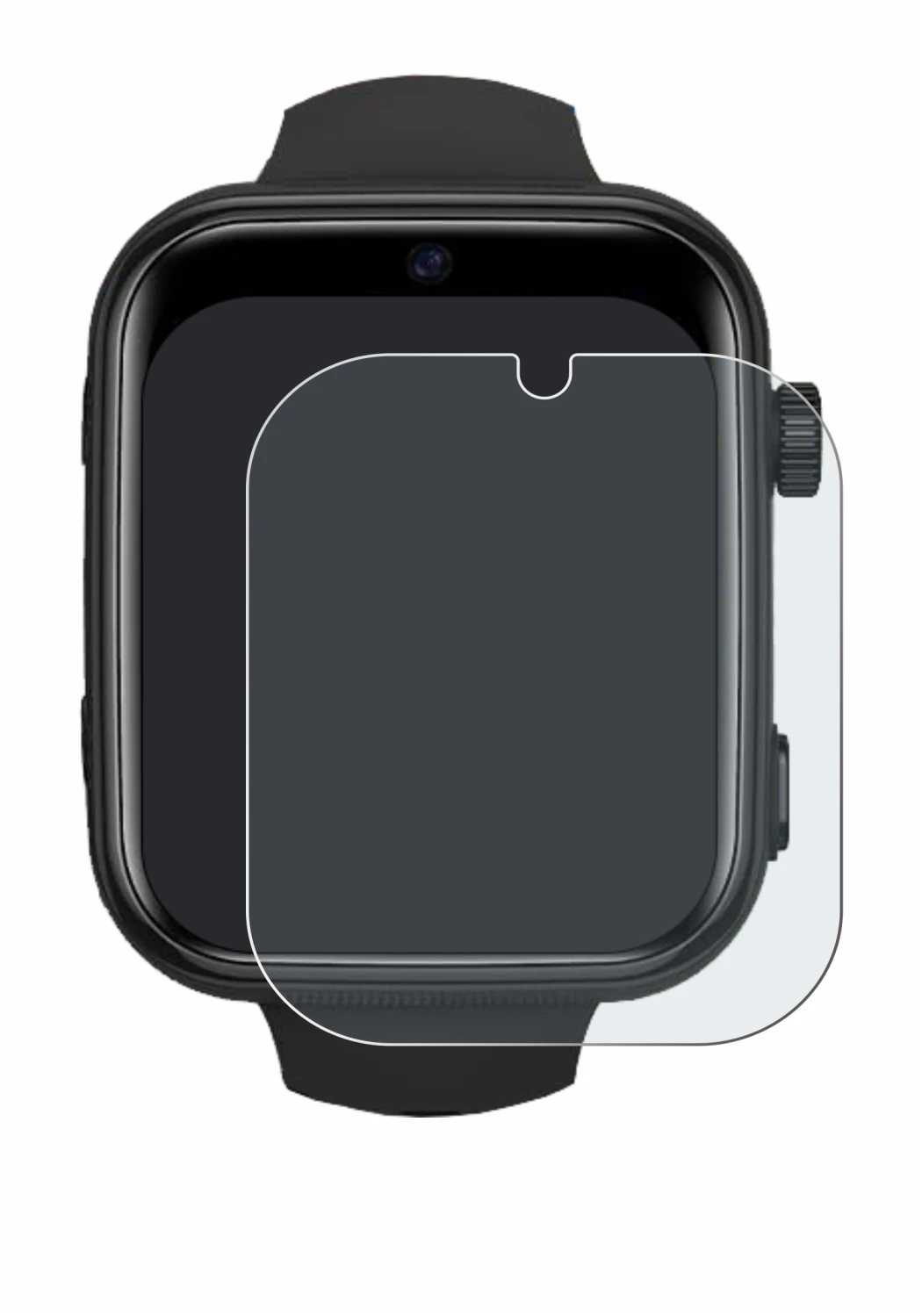Image of the device Aimiuvei Kids Smartwatch with a wide variety of screen protectors.