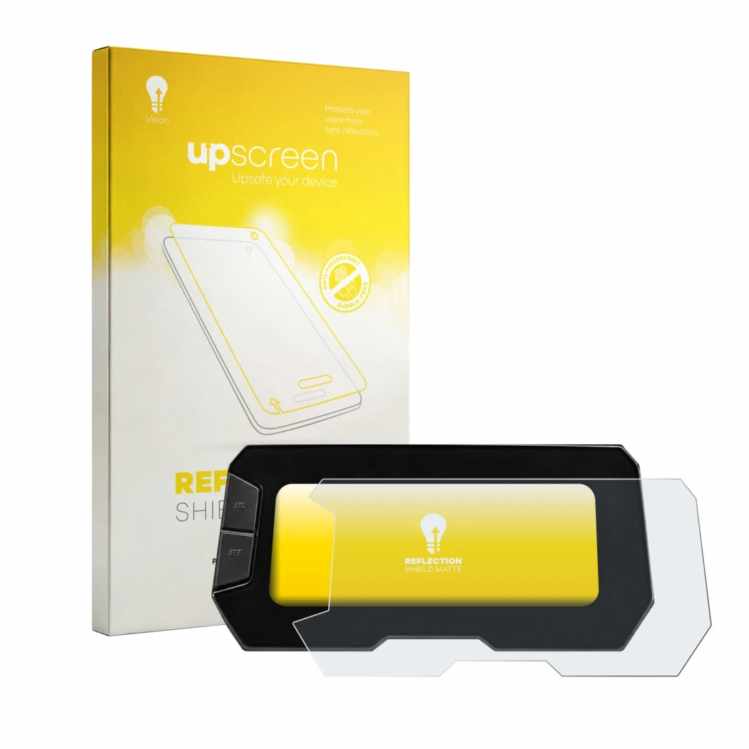 Front side of a product packaging with the brand logo upscreen. Next to it is the device Honda CB125R 2022 shown with the corr