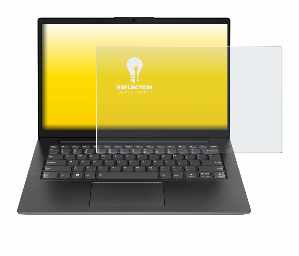 Image of the device Lenovo V14 Gen 5 with a wide variety of screen protectors.