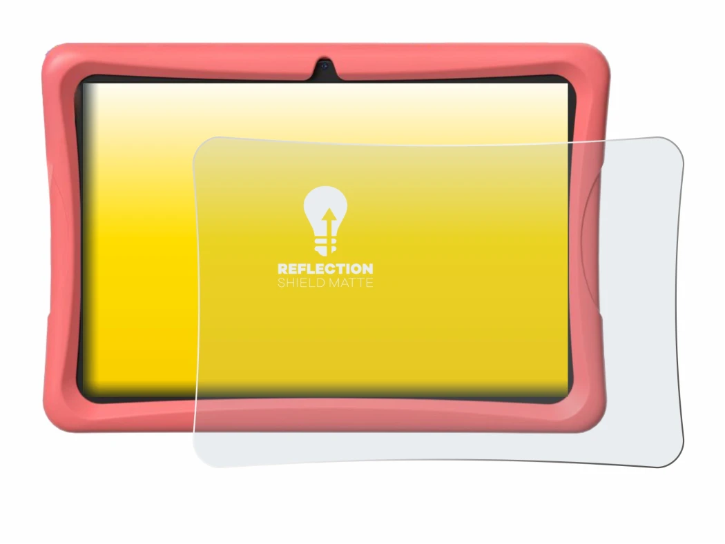 Image of the device Tabwee K10 with a wide variety of screen protectors.