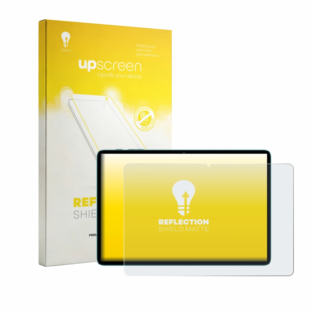 Front side of a product packaging with the brand logo upscreen. Next to it is the device Teclast P33 shown with the correspond