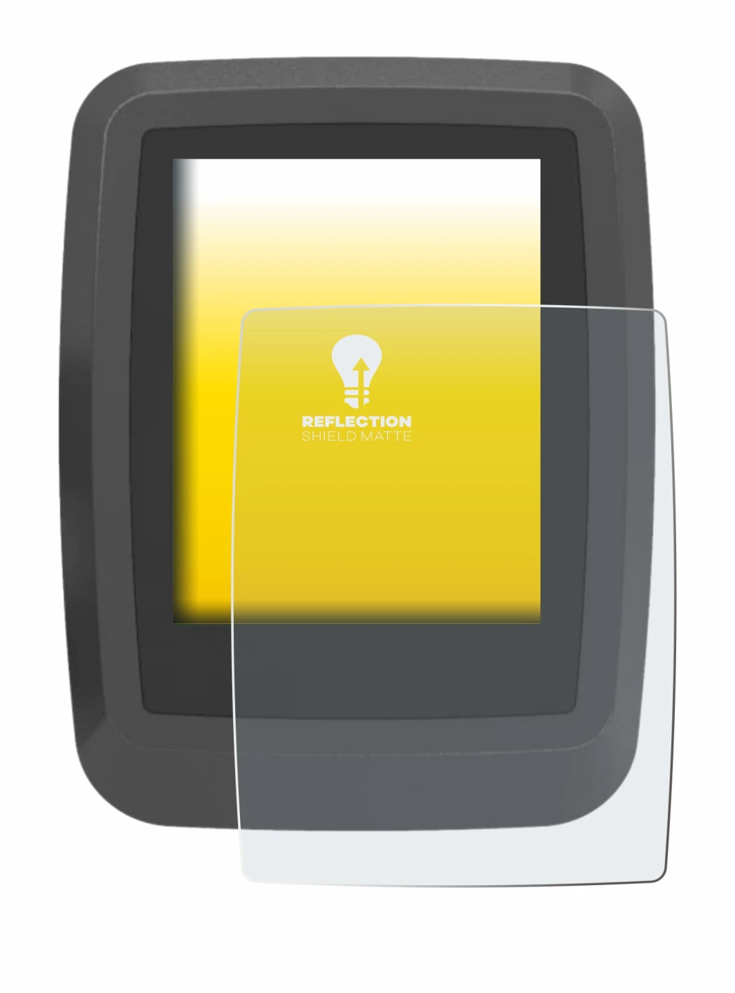 Image of the device Ananda D16 TFT-Display with a wide variety of screen protectors.