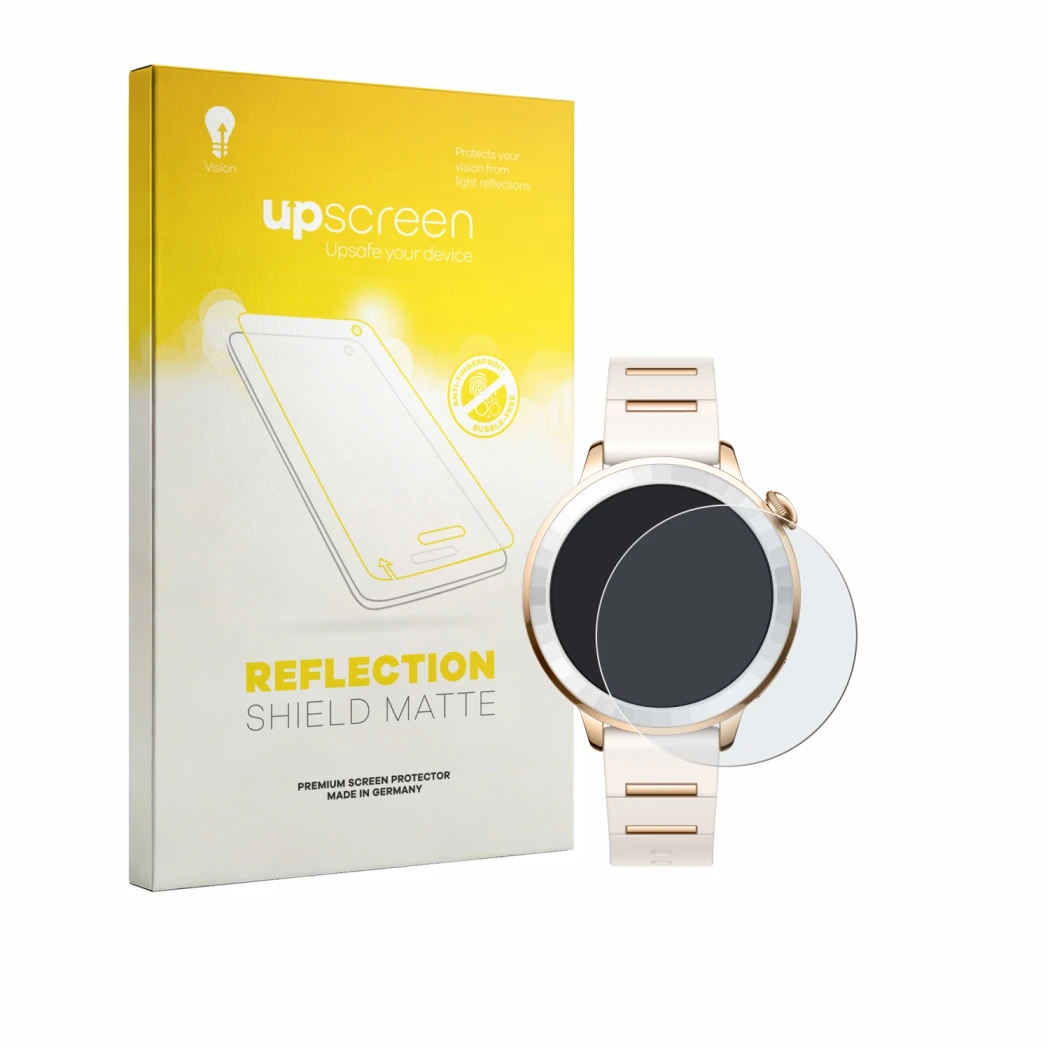 Front side of a product packaging with the brand logo upscreen. Next to it is the device Oppo Watch X3 Mini shown with the cor