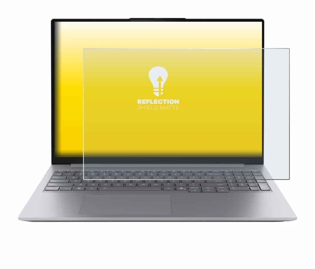 Image of the device Lenovo ThinkBook 16 Gen 9 with a wide variety of screen protectors.