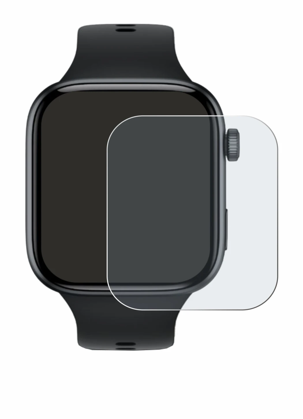 Image of the device Honor Watch X5i with a wide variety of screen protectors.