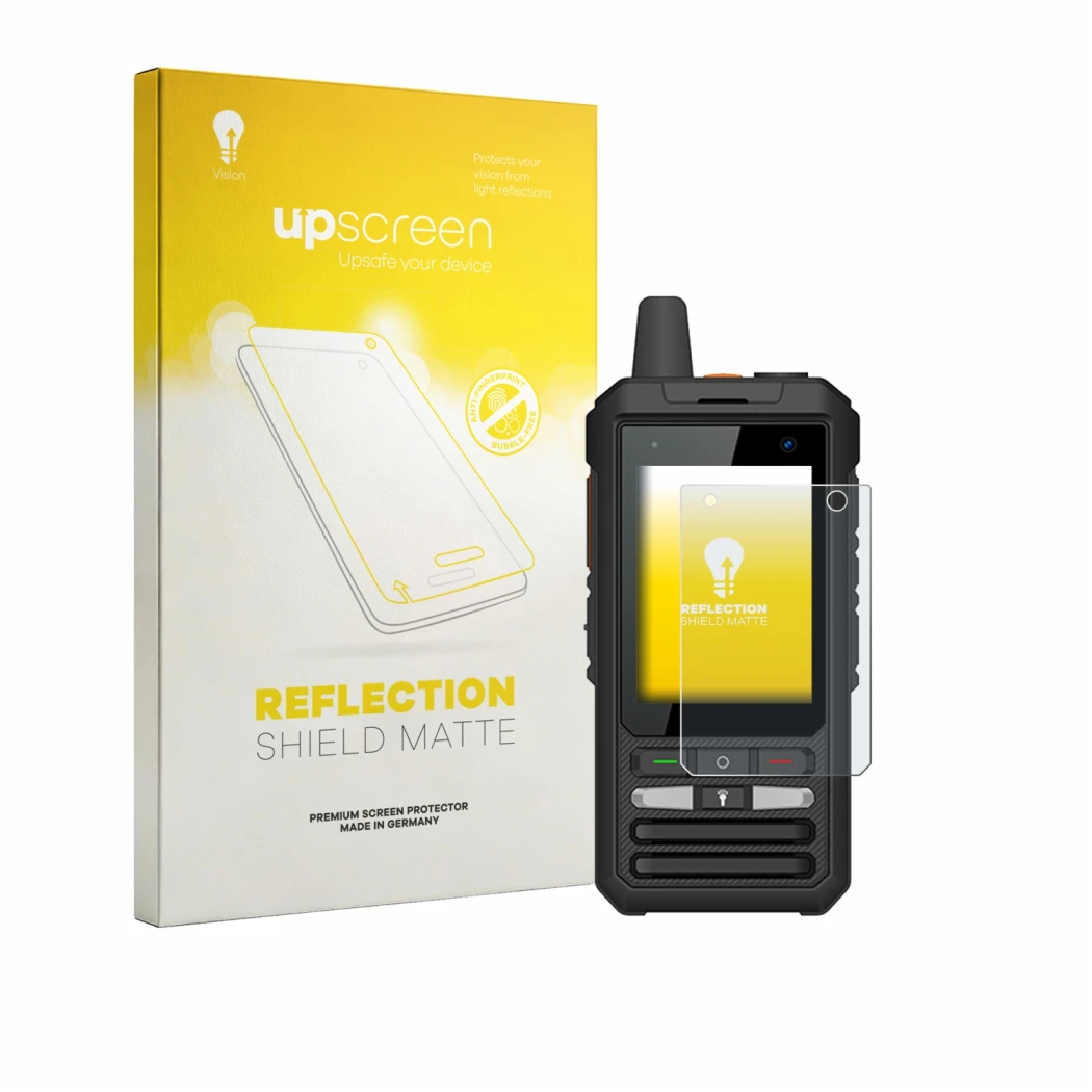 Front side of a product packaging with the brand logo upscreen. Next to it is the device Uniwa F80S shown with the correspondi