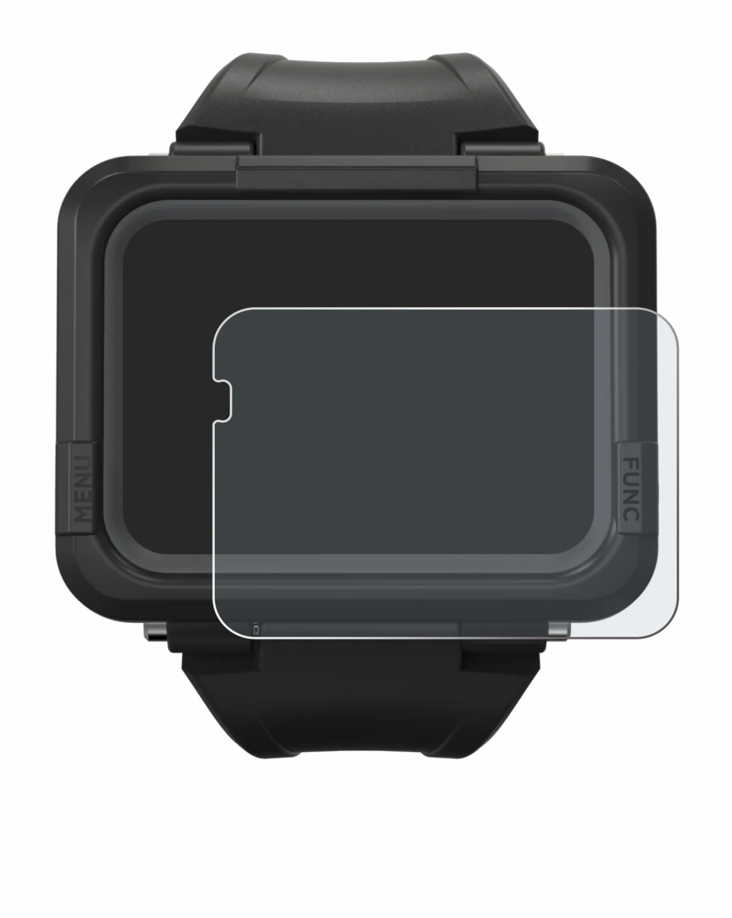 Image of the device Shearwater Peregrine TX with a wide variety of screen protectors.